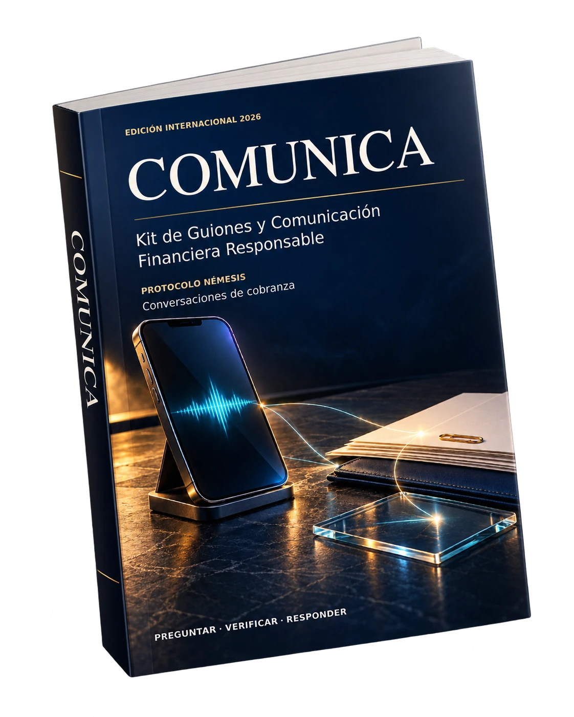 Portada de COMUNICA, Kit de Guiones y Comunicación Financiera Responsable